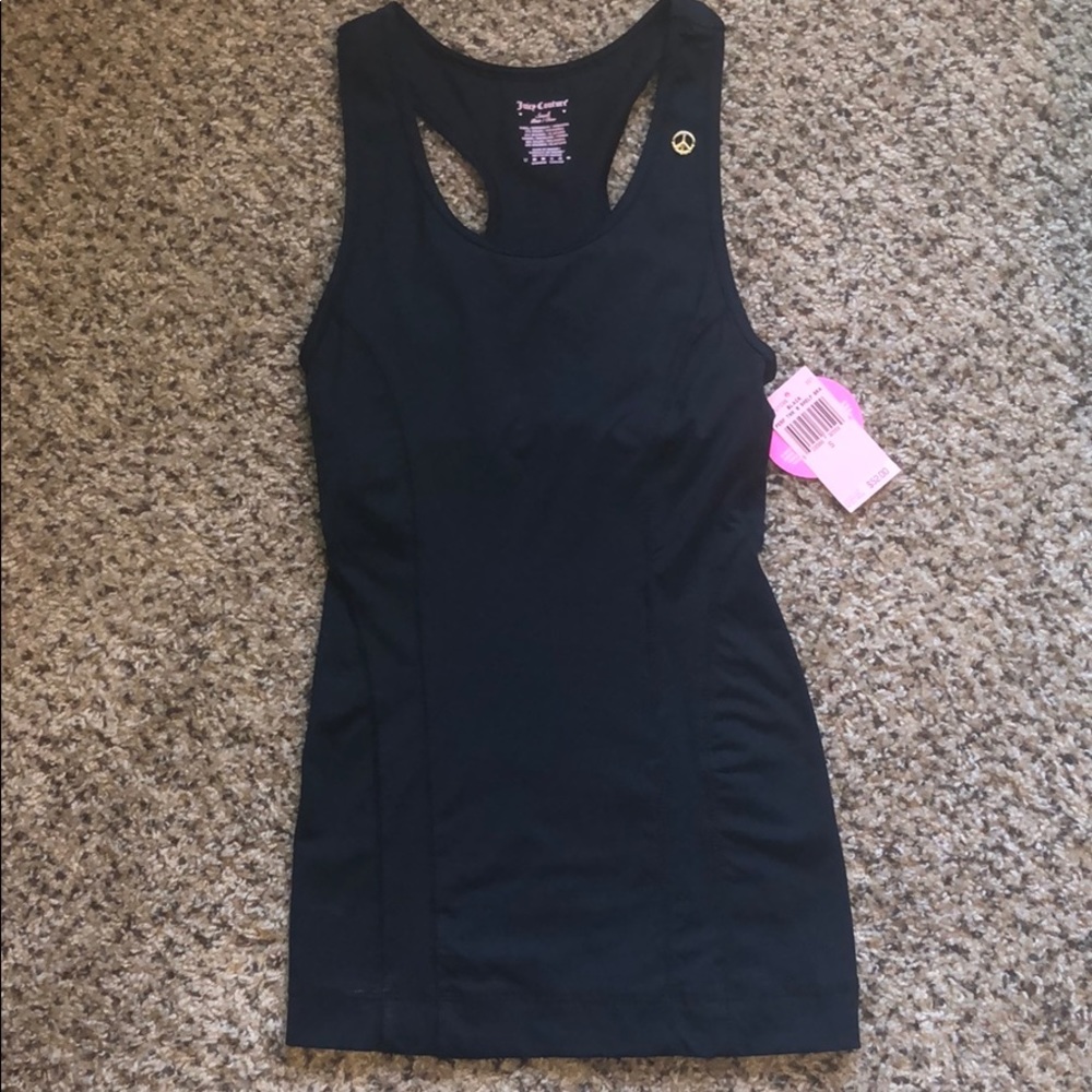 NWT Juicy Couture workout racer back tank